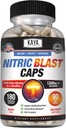 Kaya Naturals - Nitric Blast Potent All-Natural Herbal Supplement for Maximum Health Benefits ← Pre-Workout tóxico Aumento de la energía ← Mejorado rendimiento nocturno (180 Conteo)