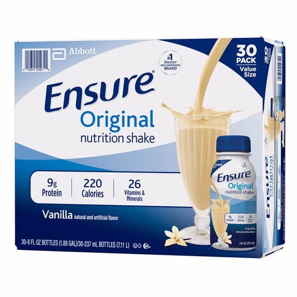 Asegurar más nutrición Vainilla 30 Pack/ 8 Fl Unce Net Wt 240 Fl Ounce