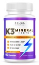 ZELSO K3 Mineral Weight Loss Pills for Women and Men, K3 Mineral Pills - K3 Salt Mineral, Vitamin + K3 Capsules Supplement for Keto Weight Loss - 1 Month Supply