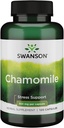 Swanson Chamomile Stress Support Herbal Supplement, 120 Capsules