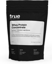 Verdadera Nutrición - Concentrado de proteínas - 100% Whey Protein Powder - Powder de carbohidratos bajos con ácidos esenciales - Alto en Leucine - Chocolate Fudge Brownie - 1lb.