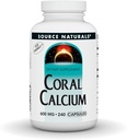 Fuente Naturales Coral Calcio - 600mg - 240 Capsules