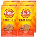 Pantalones de fibra de metamucil, Snack de suplemento diario de fibra, Psyllium Husk Powder, 5g Fiber per Serving, soporta salud digestiva y Satisfios hambre, sabor de especia de canela, paquete de 4, 12 Servi cada uno
