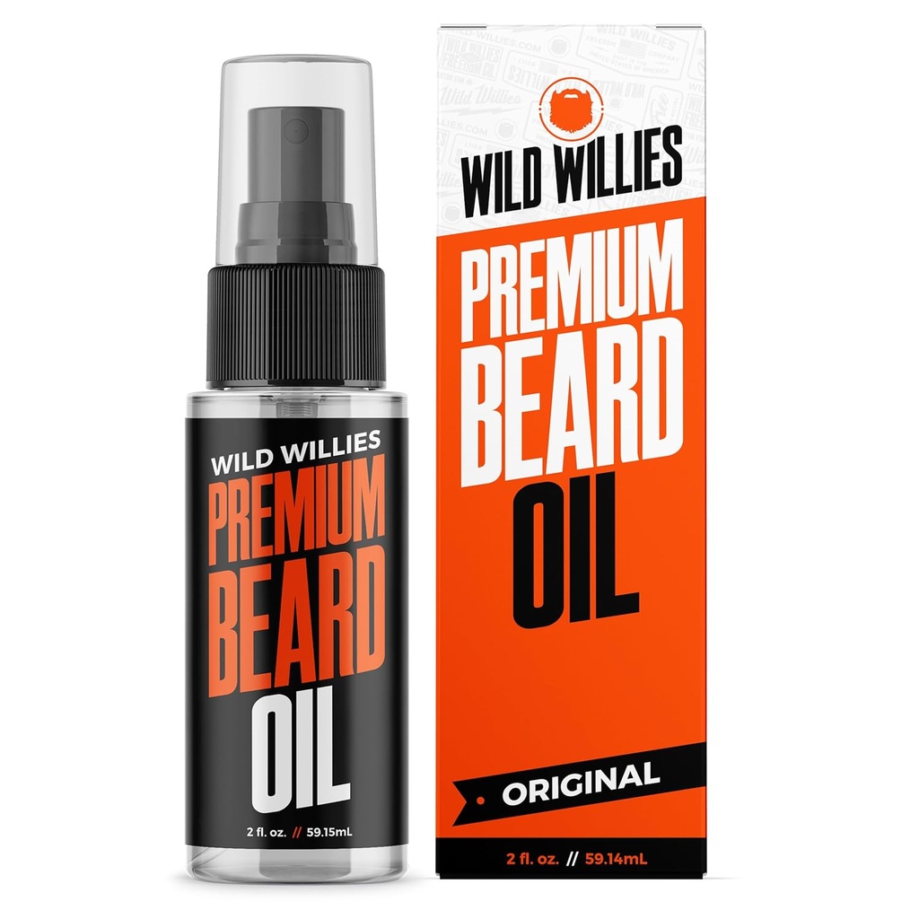 Aceite de barba silvestre para hombres - ingredientes naturales promover la acondicionamiento profundo - Quitar " Dandruff - Tratamiento de suavizado profundo - Mejor aceite de barba " Acondicionador - 2 Fl Oz
