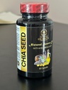 Omega 3 Ácidos grasos para Mujeres - CHIA Semillas - Suplementos energéticos para la menopausia, enzimas digestivas para Mujeres, Chia Semillas con Omega-3-1 Botella 60 Softgels