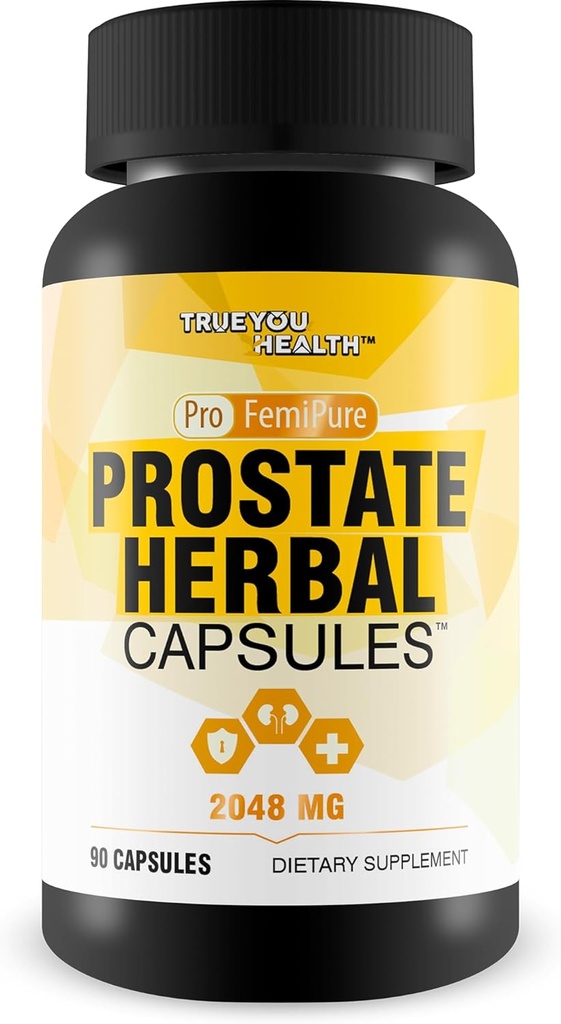 Pro Femipure Prostate Herbal Capsules - Nuestro Mejor Suplemento de Apoyo a la Prostata para la Salud de los Hombres - Suplemento de Prostata para la Salud de la Prostata - Nuestros Mejores Suplementos de Prostata para Hombres - Apoyo a la Prostata
