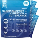 Unwind Gut Health Drink Mix TorturaApple Sider Vinegar Prebiotic,Probiotics Digestive Health for Women &amp; Men habitMelatonin-Free,Valerian Root,Chamomile imperRelaxation Sleep & Hydration imperPromegranate Rose,30 Servings