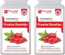 Rosehip Health+ (Pack of 2) 5000mg 120 Tablets - UK Manufactured GMP Calidad Garantizada - Adecuado para Vegetarianos y Veganos por Prowise Healthcare