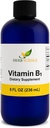 Bombas de vitamina B1 - Suplemento diario de la tiamina para apoyar la digestión, sistema nervioso, salud cardíaca, alivio de estrés, energía natural de la botella - 500% DV, 288 Serviciones por botella - 8 fl. oz