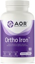AOR, Ortho Iron, Supports Iron Absorption & gastric tolerability, Healthy red Blood Cell Formation, Dietary Supplement, Vegetarian, 60 Servings (60 Capsules).