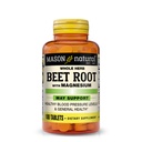 MASON NATURAL Beet Root with Magnesium and Calcium - Healthy Heart and Blood Pressure, Maintain Overall Health, 100 Tablets