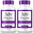 (2 Pack) Ultra Flex Capsules, Advanced Joint Support Supplement, Ultra Flex Natural Joint Health Formula, Max Strength Pills for Joint Wellness and Mobility, UltraFlex Vitamin Reviews (120 cápsulas)