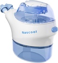 Sistema de riego nasal con 50 paquetes de sal, limpiador de la nariz de neti eléctrico Sinus Rinse Machine for Sinus Relief Nasal Congestion Runny Nose