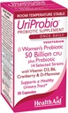 HealthAid UriProbio – 50 Billion CFU Women’s Probiotic with Prebiotic, Cranberry, D-Mannose, Vitamin D₃ & B₆ | Supports Urinary Tract & Digestive Wellness, Acid & Bile Resistant, Vegan