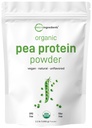Micro Ingredientes Norte América Grown, Orgánica Pea Protein Powder, 1KG (2.2 libras)