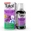 TUKOL Children's Cough Medicine - Cough &amp; Congestion Relief, Chestal Cough Suppressant for Kids, Children's Cold and Cough Medicine, Kids Cough Syrup for Ages 4+ Grape Flavor 4 FL OZ