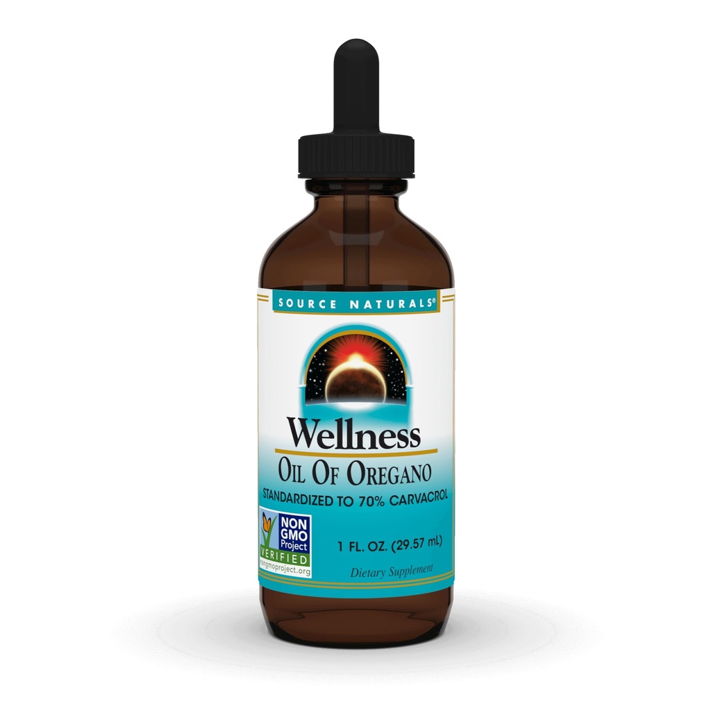 Fuente Natural Wellness Oil of Oregano, Standardized to 70% Carvacrol* - 1 Fluid oz
