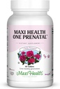 Maxi Health Prenatal Vitaminas para Mujeres – Un Prenatal diario con folato metilado, Iron suave y DHA Support – Doctor Formulado, Kosher Multivitamínico para el embarazo – 60 cápsulas (60 Day Supply)