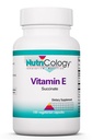Nutricología Vitamina E Suplemento Sucinto - para Hombres &amp; Mujeres, 400 UI D-Alpha-Tocopheryl, Antioxidante, cápsulas vegetarianas - 100 Conde