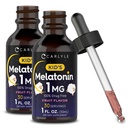 Carlyle Kids Melatonin Liquid TENIDO 1 fl oz TENIDO Two Pack ANTE Fruit Flavor TENIDO Drug Free Childrens Supplement