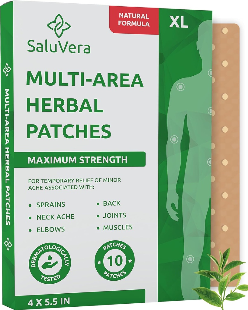 Extra Large Patch Maximum Strength - Patch – Patches traseros - Patches musculares y conjuntos de calor - 10 Patches calientes (XL)