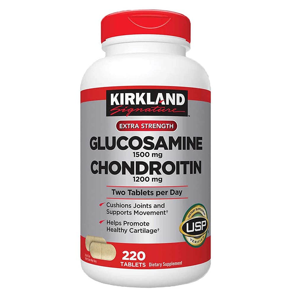 Kirkland firma Glucosamina " Condroitina, 220 tablas (4 paquete)