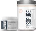 Bundle of Isopure Bovine Colostrum Supplement Powder, Gently Processed, 90 Servings + Isopure Unflavored Creatine Monohydrate Powder, 5g Creatine Monohydrate per Scoop, 100 Servings, 500g