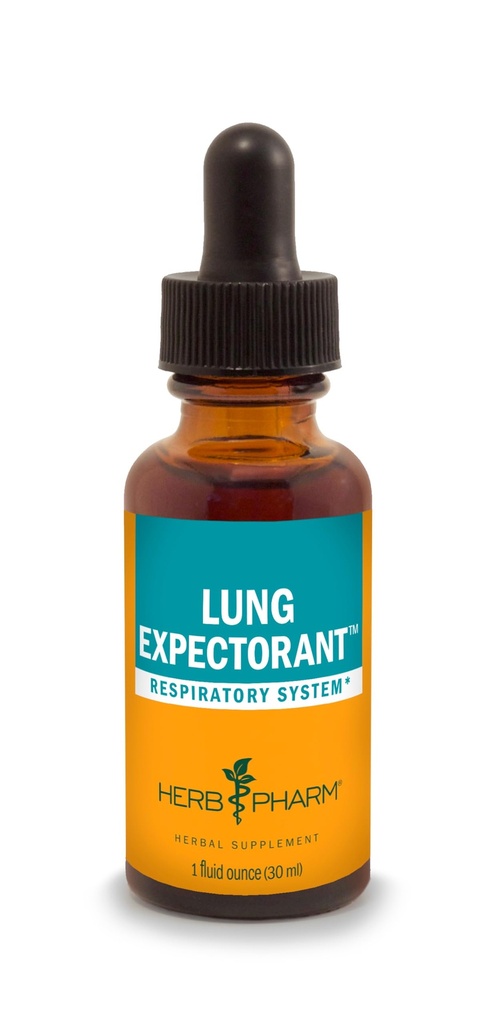 Herb Pharm Lung Expectorant Liquid Herbal Fórmula para apoyar la respuesta respiratoria Immune - 1 onza (Pack of 1)