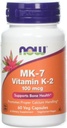Ahora Alimentos, Mk-7 Vitamina K-2 100 Mcg, 60 cápsulas de huevo