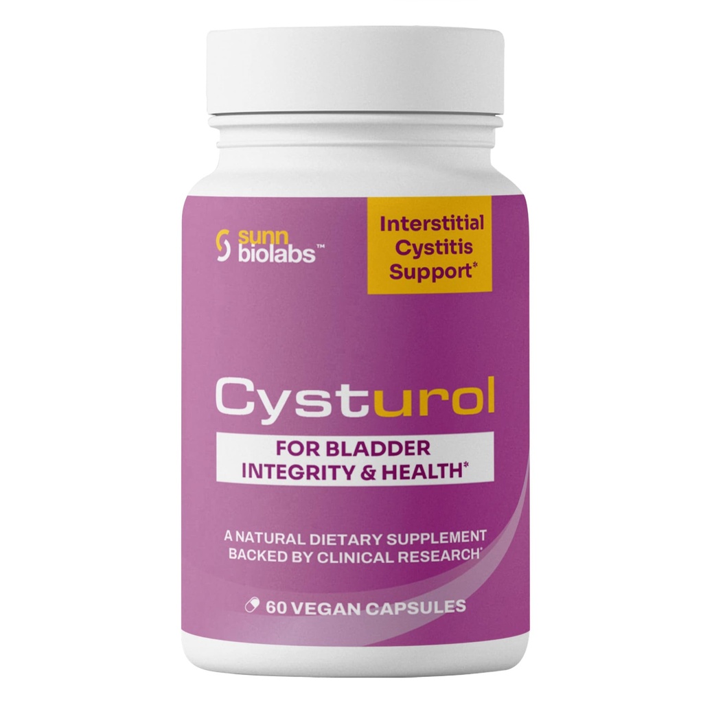 CYSTUROL tóxico Fórmula SUPPORT FOR INTERSTITIAL CYSTITIS (IC) and Painful Bladder Syndrome TEN Clinically Researched ANTE Less Flares &amp; Urgency