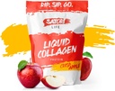 Satori Life - Hydrolyzed Liquid Collagen Protein ← promueve la piel saludable, el cabello, las uñas, el soporte conjunto y los huesos  15g of Protein in 15 Conveniente On The Go Single Serve Pouches (Crisp Apple)