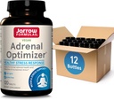 Optimizador Adrenal de Jarrow Fórmulas con Ashwagandha, Chamomile y Schizandra Extracto, soporta reducción de estrés ocasional, 120 Tabletas Vegan, 60 Day Supply(Pack OF12)