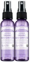 Dr. Bronner's - Organic Hand Sanitizer Spray (Lavender, 2 Ounce, 2-Pack) - Simple and Effective Formula, Cleanses & Sanitizes, No Harsh Chemicals, Moisturizes and Cleans Hands