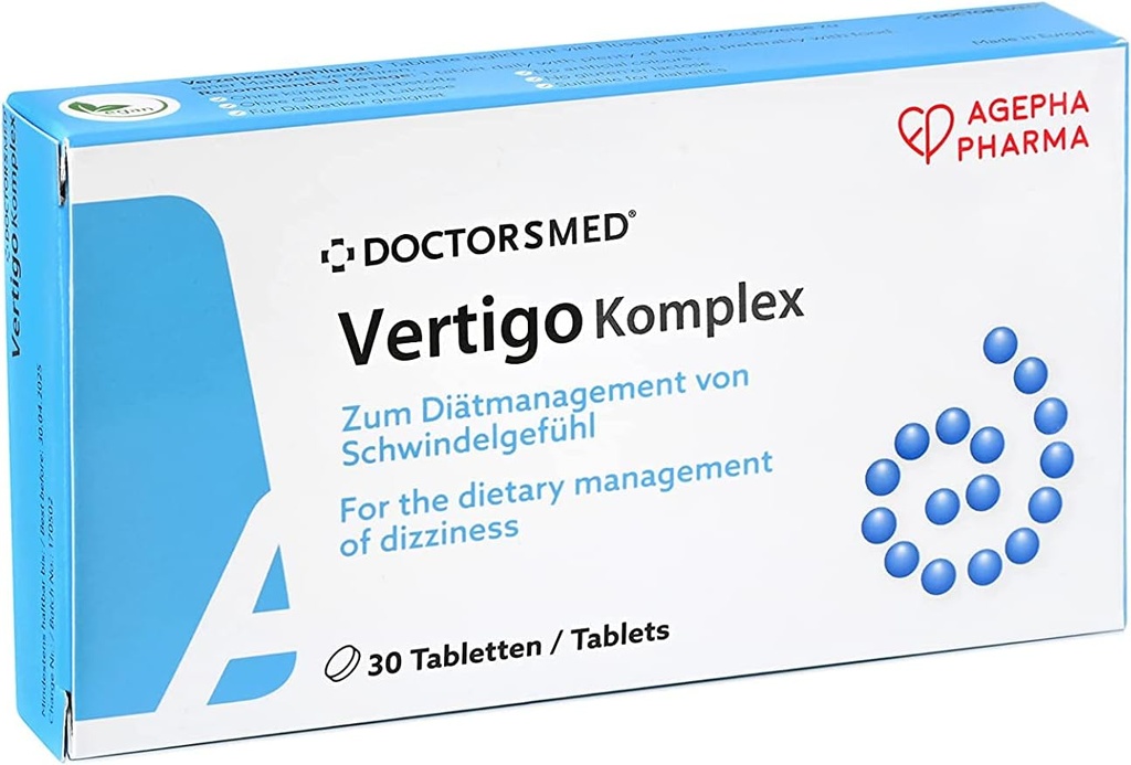 Vertigo Komplex TENIDO Vertigo y Anti mareos Tabletas con Ginkgo Biloba ←Medicación natural para la enfermedad del mar del vértigo Moción y la enfermedad del coche Por la mañana Enfermedad ¦Nausea Tablas de alivio para adultos y niños