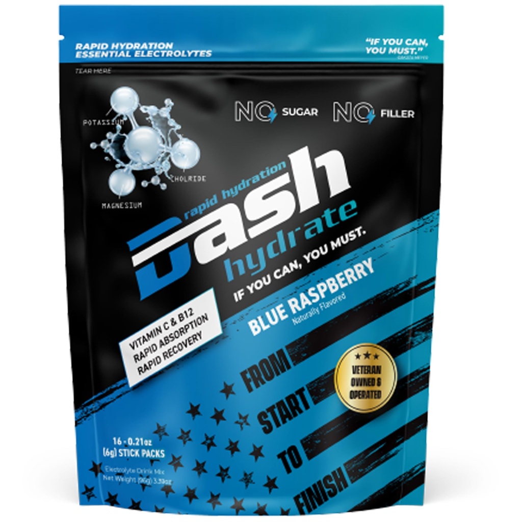 Rapid Hydration Electrolyte Drink Mix Packets Silencio Rapid Absorption " Recovery with No Sugar ← Activate Energy – Detoxify - Support ¦16 ct (Blue Raspberry)