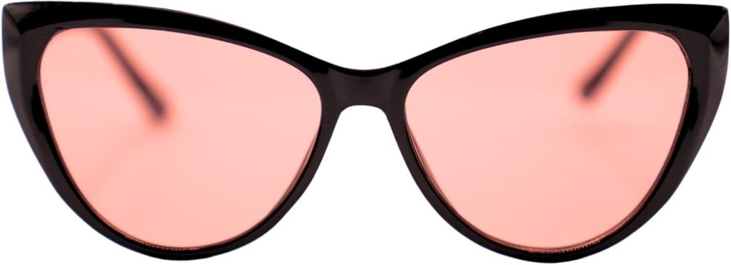 FL-41 Migraine Glasses Lentes de transición para Indoor/Outdoor Sensibilidad de luz &amp; Fotofobia Cat Eye Hardcase