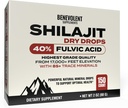 Premium Shilajit Dry Drops - (150 Conde, 250mg Cada) Máxima Potency Pura Shilajit para Hombres con 40% Fulvic Acid &amp; 85+ Trace Minerals for Energy, Metabolism & Immune Health - Non-GMO & Made in USA