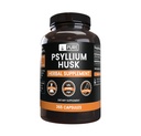 PURE ORIGINAL INGREDIENTES Psyllium Husk (365 cápsulas) No hay magnesio o rifles de arroz, siempre puro, lab Verificado