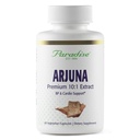Herbs paradisiacos Arjuna, Soporte Cardiovascular, Mantenimiento de Presión Sanitaria, Salud cardíaca, Suplemento Antioxidante, Vegano, No GMO, Gluten Gratis, 60 cápsulas vegetarianas
