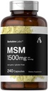Horbäach MSM Capsules 1500mg Silencio 240 Conde ← Non-GMO, Gluten Free Supplement ← Berkshire Labs