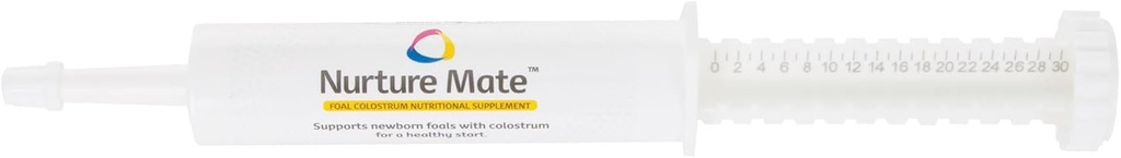 Revival Animal Health Breeder's Edge Nurture Mate for Foals ¦ Colostrum Supplement for Foals ¦ Protein &amp; Vitamins & Minerals TEN Easy to Digest TEN 30ml Easy to Administer