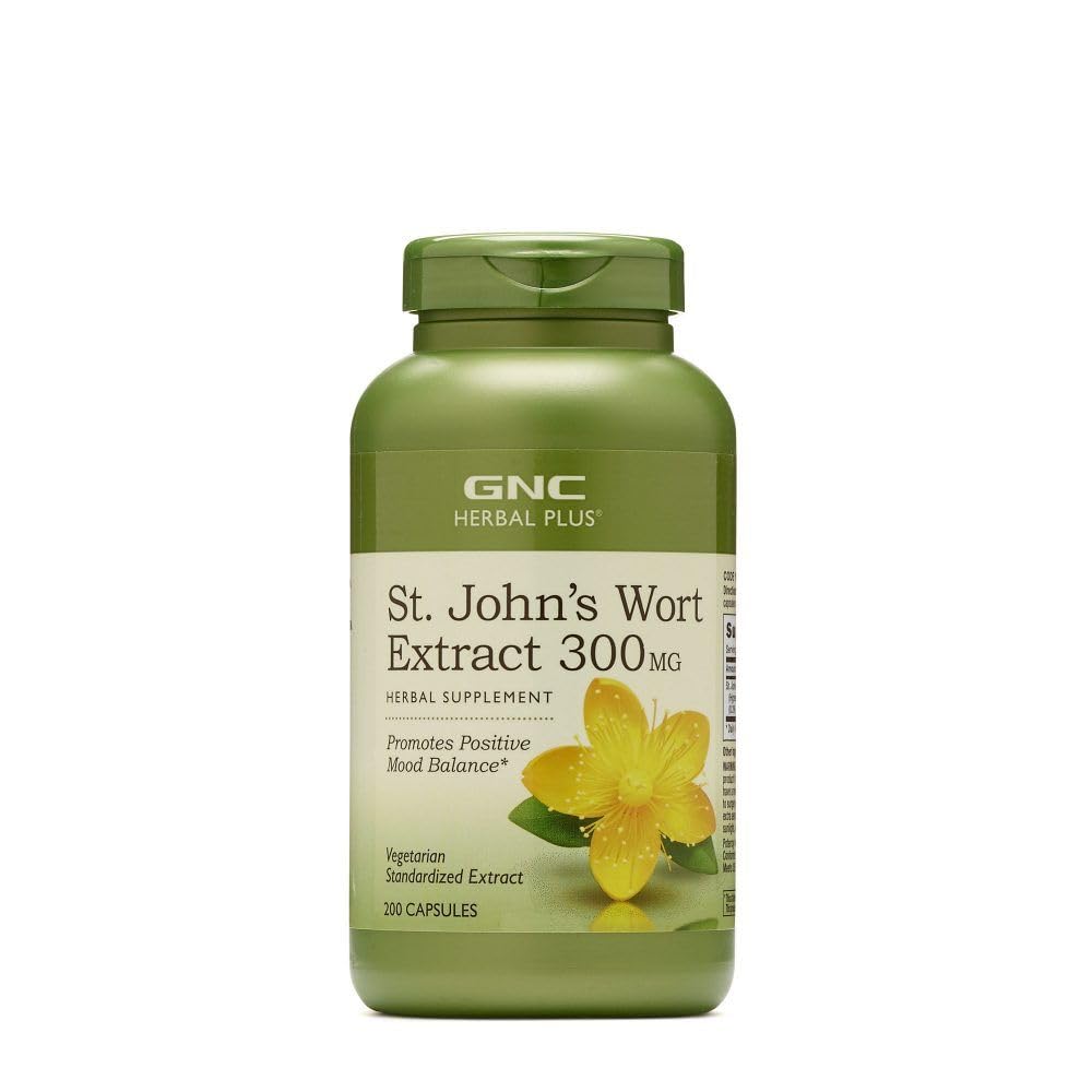 GNC Herbal Plus St. Johns Wort Extracto 300MG 200 caps