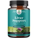 Liver Cleanse Detox " Repair - Milk Thistle Supplement for Digestion & Immune Health - Ginger Root, Choline " Dandelion Root - Herbal Liver Support with Silymarin, Beetroot & Artichoke - 70 Count