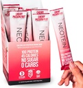 NEOTEIN: Electrolyte Powder Packets, Protein Powder with 10g Protein & Collagen | Hydration Packets - Zero Sugar, NO Fillers, NO Carbs | Cherry Passionfruit | 45 Calories | Keto & Paleo | Pack of 15