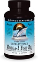 Source Naturals ArcticPure Omega-3 Fish Oil 850mg Ultra Potency EPA + DHA For Heart, Joint, Brain & Immune Health -Enteric Coated For Sensitive Stomachs - 60 Softgels