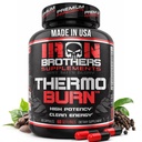 Iron Brothers Thermo Burn Hardcore Fat Burner – High Stim Thermogenic with Yohimbine HCl, Grains of Paradise & Caffeine – Metabolism Booster & Appetite Control – 60 Capsules