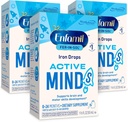 Enfamil Fer-In-Sol Iron Supplement Drops for Infants & Toddlers, Supports Brain Development, 50 mL Dropper Bottle, Pack of 3