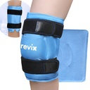 REVIX 19" Extra Large Knee Ice Pack Wrap Around Entire Knee, Reusable Gel Cold Pack for Discomfort and Post-Workout Fatigue, Cold Compress, Enhance Comfort and Recovery