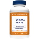 La vitamina Shoppe Psyllium Husks – Plantago Ovata Fiber Supplement That Supports Regularity & Healthy Cholesterol, 840 mg por Serving - Gluten Free (300 cápsulas)