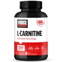 FORCE FACTOR L-Carnitine Suplemento, L Carnitine Tartrate 1000mg Capsules to Convertir Fat Into Energy, Support Muscle Recovery, and Boost Exercise Performance, Vegan, Non-GMO, 90 Tablets